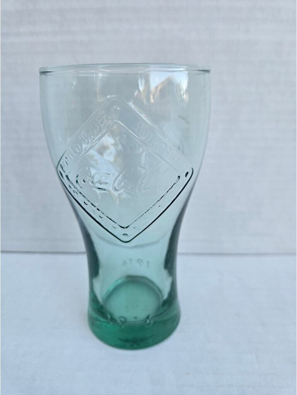 Vintage Coca-Cola Green Glass Tumbler